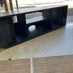 石2511-107 ハヤミ工産（株） TVボード ブラック キャスター付き 中古の画像
