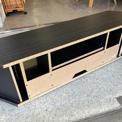 石2511-107 ハヤミ工産（株） TVボード ブラック キャスター付き 中古の画像