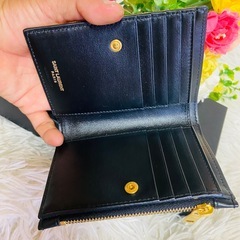 未使用✨SAINT LAURENT✨サンローラン✨財布✨コンパクト✨ヒョウ柄✨の画像