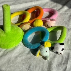 ふわふわ動物わなげの画像