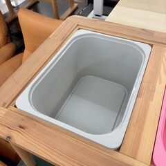 【ジモティー割引あり】【ジャングル守口店】天板収納テーブル　ローテーブル　の画像