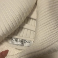 DIORニット白の画像