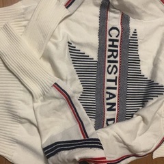 DIORニット白の画像