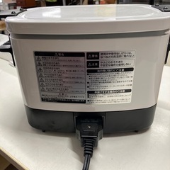 石2511-106 山善　電気フライヤー　揚げ物の達人　通電確認済み　中古
の画像