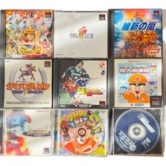 プレステ本体＆ソフト9本＋メモリーカード2枚セット♡FF8・桃鉄・クラッシュなど♡の画像
