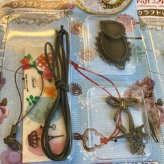 M2511-086 DAISO クラフトレンジ アクセサリー パーツセット アンティーク風 未使用品の画像
