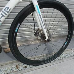 E652★18500円★整備済み スポーツ中古自転車 【ロードバイク　白　46㎝　アルミフレーム】の画像