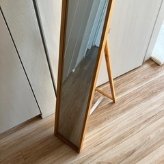 姿見　ナチュラルの画像