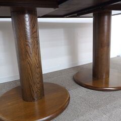 新札幌 / karimoku カリモク家具 ダイニングテーブル 幅160×奥行89×69cm 木製 机 デスク オーダー家具 / No.3699の画像