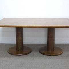 新札幌 / karimoku カリモク家具 ダイニングテーブル 幅160×奥行89×69cm 木製 机 デスク オーダー家具 / No.3699の画像