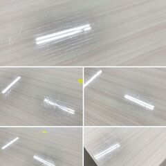 シギヤマ キッチンカウンター 幅120 ソフトクローズ スライドテーブル ハイグロスホワイト 木目 食器棚 中古家具 店頭引取歓迎 R10200の画像