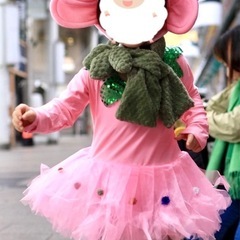 【キッズ100】お花のコスプレの画像