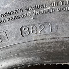 スタッドレスタイヤ（未使用）4本の画像