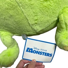 新品タグ付き　モンスターズインク　マイク&サリー　２個セット　ビックぬいぐるみ　　東京ディズニーリゾートの画像