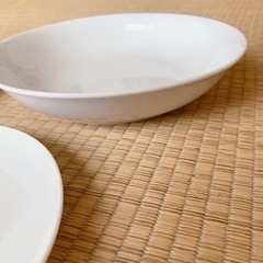 シンプル 白 食器 セットの画像