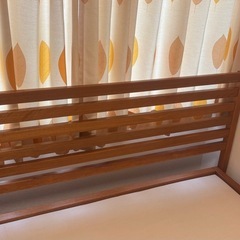 【無印良品】セミダブルベット フレーム」の画像