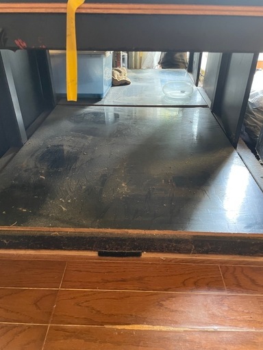 水槽　アクアリウム　大型　約183×90×113cm　【引き取り限定】　現状品