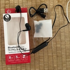 Bluetoothワイヤレスイヤホンの画像