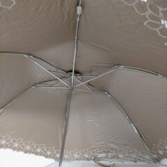 カシュネ cache nez グレースフラワー 刺繍 折りたたみ日傘 晴雨兼用 UVカット99%以上 遮光 遮熱 ピンク 上品 花柄 251106-7Tの画像