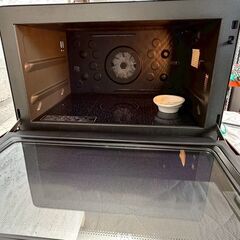 【SHARP】 シャープ 電子レンジ RE-SS10C-R 2015年製 動作確認済み スチームカップ付き レッド 調理家電 A0794の画像