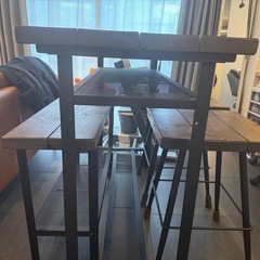 ダイニングテーブル、椅子(ヴィンテージ)の画像