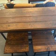 ダイニングテーブル、椅子(ヴィンテージ)の画像