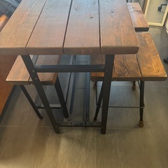 ダイニングテーブル、椅子(ヴィンテージ)の画像