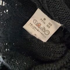 レナウン■ffots■アンサンブル　トップス　L　ブラックの画像