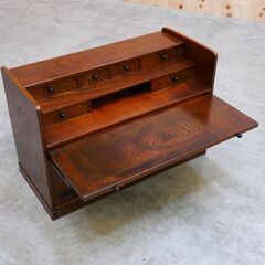 ≪zyt2538ジ≫ 文机 座ビューロー 2尺8寸巾 ライティングビューロー/デスク/座敷机/チェスト/引き出し/整理箪笥/古家具/中古家具/宮城県仙台市 71023-04の画像