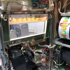 北海道旭川市直接取引限定 北電子 パチスロ 実機 ミラクルジャグラーK コイン不要機 通電動作確認済 設定キーあり 100Vの画像