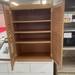収納家具　横幅約60.5㎝　奥行約32㎝　高さ約90㎝の画像