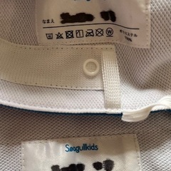 カラー帽子　青　seagullkidsの画像