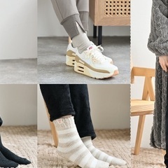 新品未使用 しまむら MUMUコラボ レギンス ソックス セットの画像