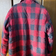 チェック柄　裏ボアジャケットの画像
