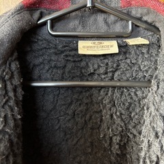 チェック柄　裏ボアジャケットの画像