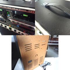 現状品 カラオケ コロンビア GP-K2200 ダブルカセット 8トラ BIG POWER COLUMBIA 札幌市東区 新道東店の画像