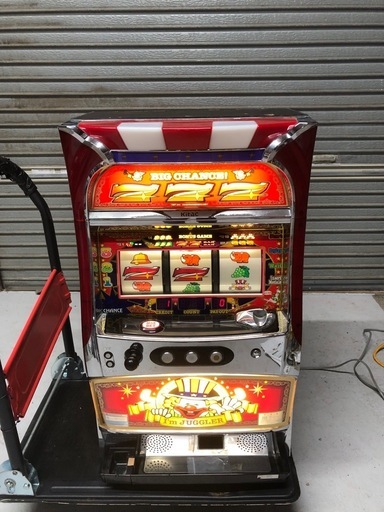 北海道旭川市直接取引限定 北電子 パチスロ 実機 アイムジャグラーAPEXVI 不要機 通電動作確認済 設定キーあり 100V