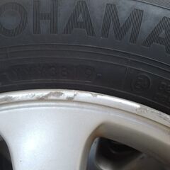 ヨコハマスタッドレスタイヤ　165/70R14　トヨタ純正アルミ4本セット　結構バリ溝！！　値下げしました！ 掲載は10日迄！！の画像