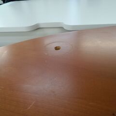 ★リユースのサカイつくば店★TK7179  袖机付デスク ナチュラル H73×D82×W160 クリーニング済みの画像