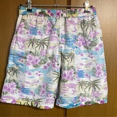 海パン  花柄 1回のみ使用の画像