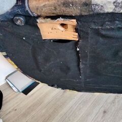 おしゃれソファ・スツール　2点セットの画像