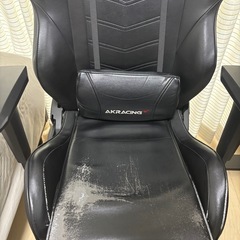 AKRACING ゲーミングチェア デスクチェア　OVERTURE-BLACKの画像