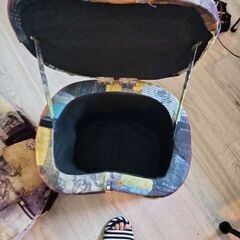 おしゃれソファ・スツール　2点セットの画像