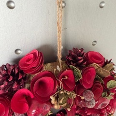 クリスマスリースの画像