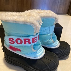 SORELスノーブーツ17cmの画像