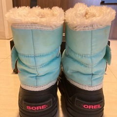 SORELスノーブーツ17cmの画像