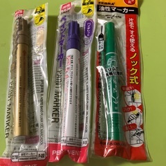 筆記具(油性水性マーカー等)色々の画像