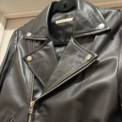 【美品】Droite Lautreamont♡ラムレザー ライダースジャケットの画像