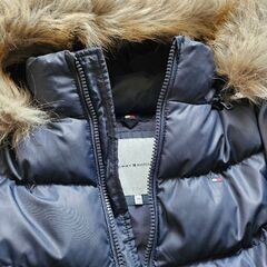 美品!トミーヒルフィガー キッズダウンコー卜140の画像