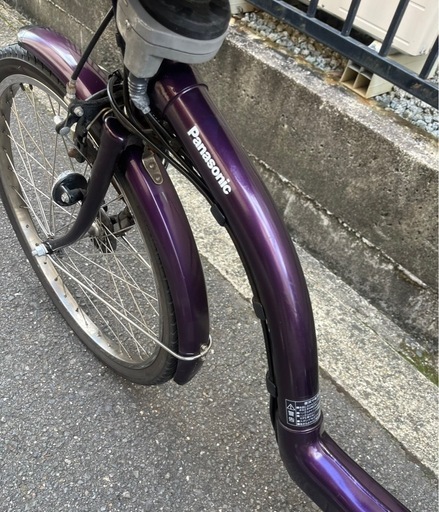 8.9ah Panasonic ギュット　電動自転車　管071105